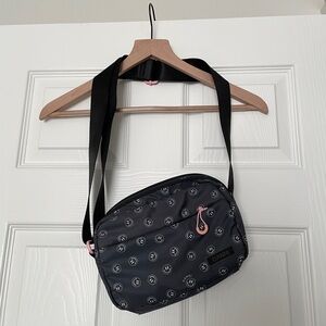 GANNI Recycled Tech Fabric Smiley Crossbody Bag